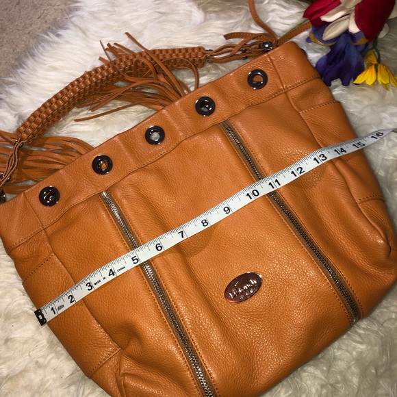 🌺NWOT Italian leather expandable HOBO bag 🌺 - Picture 4 of 9